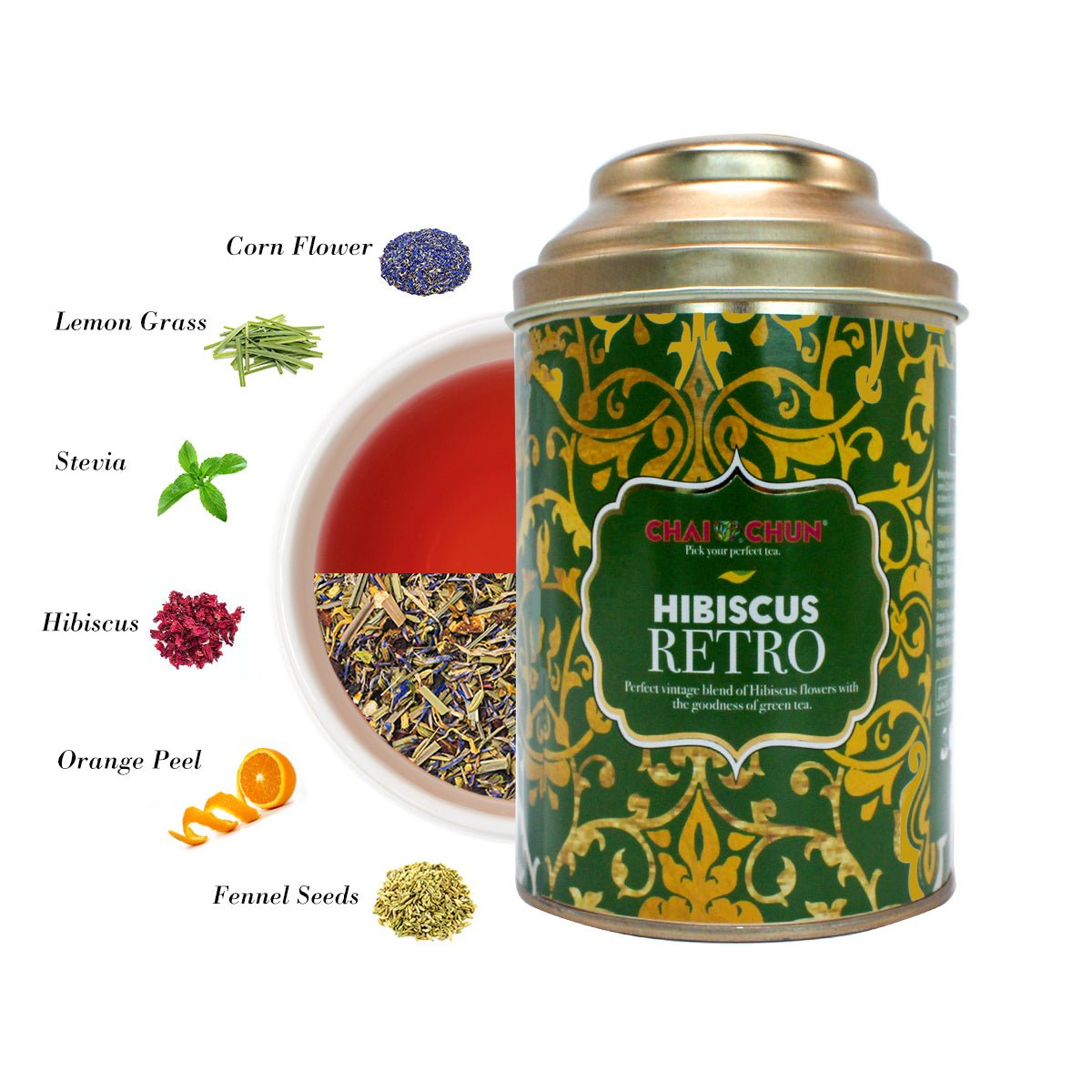 HIBISCUS RETRO - chaichuntea