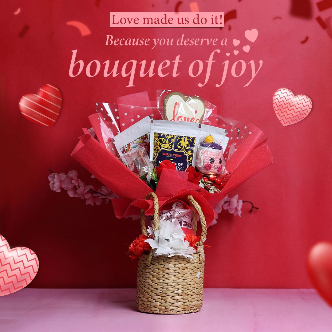 Valentine Tea Bouquet